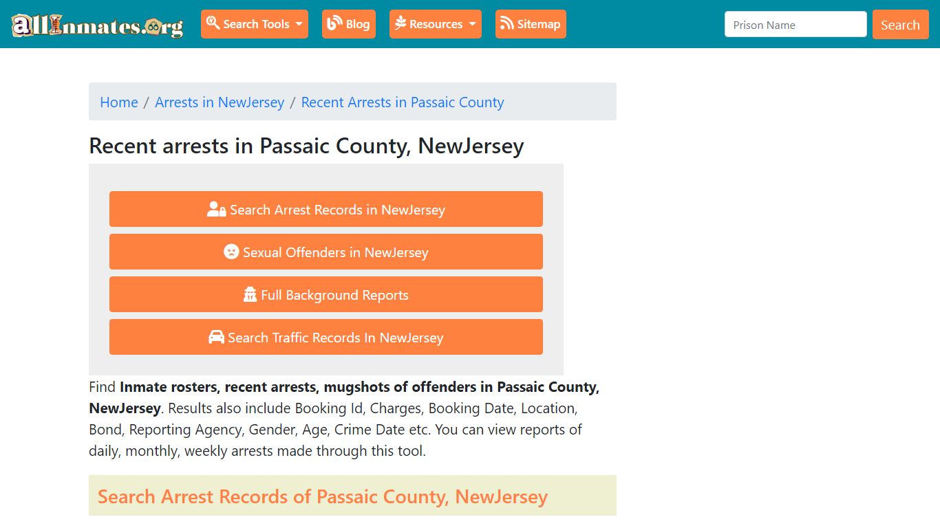 Recent arrests in Passaic County, NewJersey | Mugshots, Rosters ...